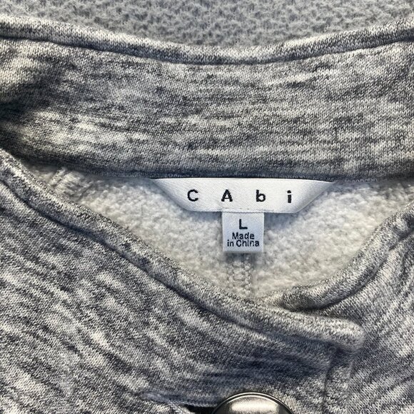 CAbi Womens Gray Hour Glass 3 Button Knit Blazer 596 Size‎ Large,Outdoor,Preppy - Picture 4 of 12